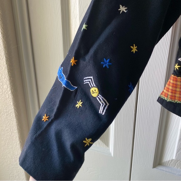 Vintage Halloween 1990’s Tunique Embroidered Jacket - Picture 7 of 7